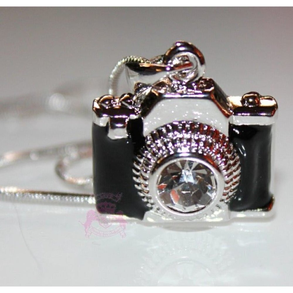 Miniature Camera Necklace - New w/Tags